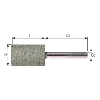 Puntas cilín. Poliflex PFERD, 25x30 mm, diám. vást. 6 mm, tam. gr. 80, lig. PUR