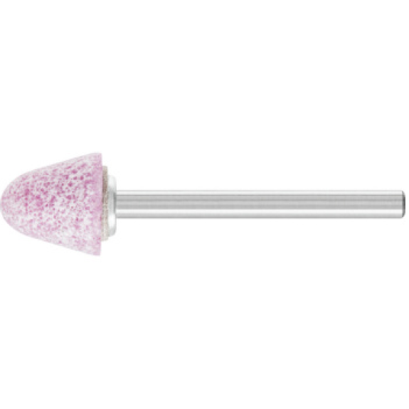Muelas abrasivas PFERD, cónicas, dureza O, diám. vástago 6 mm, K46 10x10 mm-Leer más