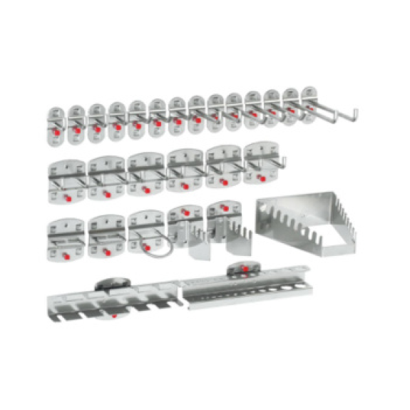 Assortiment de crochet 28 pièces couleur aluminium-Leggi tutto