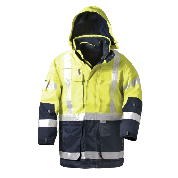 JEKYLL, 3-in-1 Warnschutz-Parka, EN 471/3, EN 343/3, Gelb/Marine, Gr.S-Beschreibung lesen