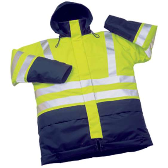 JANNIS Warnschutzparka Gelb/Marine , EN 471/3 EN 343 EN 340 Gr.XL JANNIS Warnschutzparka Gelb/Marine , EN 471/3 EN 343 EN 340 Gr.XL-Beschreibung lesen