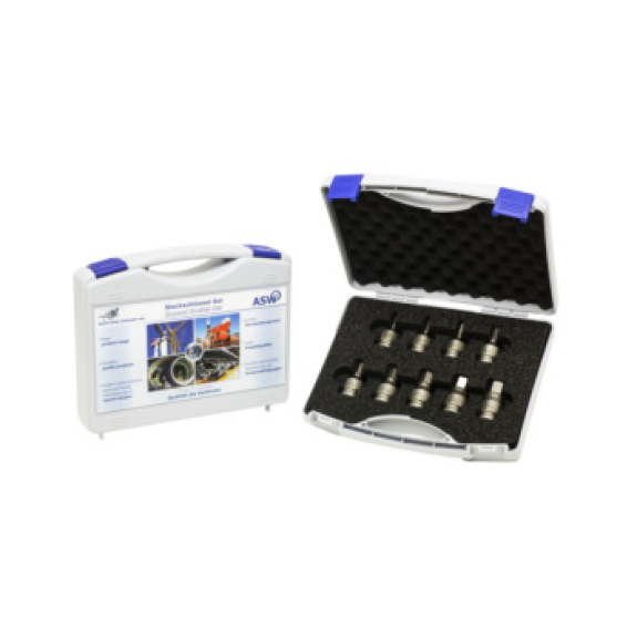 Set de llaves de dado ASW, 1/2" para hexágono interior, 9 pzs., SW 4 a 19 mm-Leer más