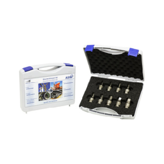 Set de llaves de dado ASW, 1/2" para hexágono interior, 9 pzs., SW 4 a 19 mm-Leer más