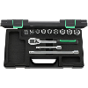 Llave de dado STAHLWILLE, 1/2", 15 piezas, hexagonal Llave de dado STAHLWILLE, 1/2", 15 piezas, hexagonal