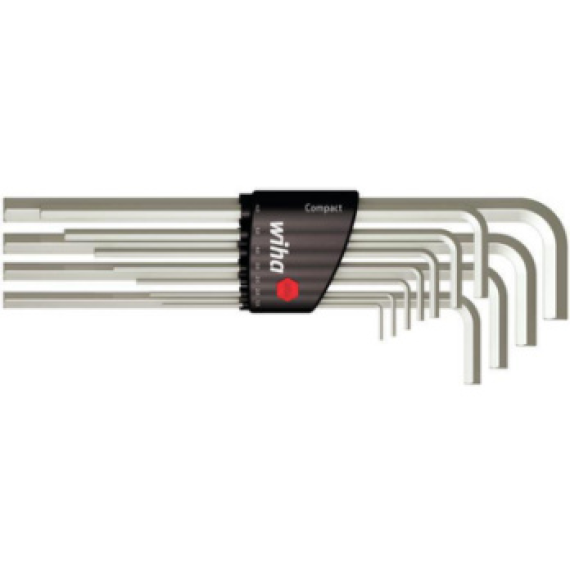 Wiha Hexagonal Allen Set, 11 pièces, 1,5-10 mm, modèle long-Beschreibung lesen