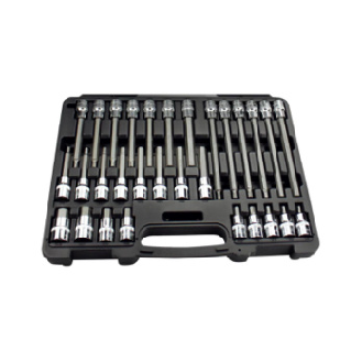 Set de llaves de dado ORION 1/2", 30 piezas, hexagonal-Leer más