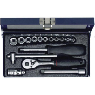 Llave de dado ORION, 1/4 pulg., 16 piezas, hexagonal-Leer más