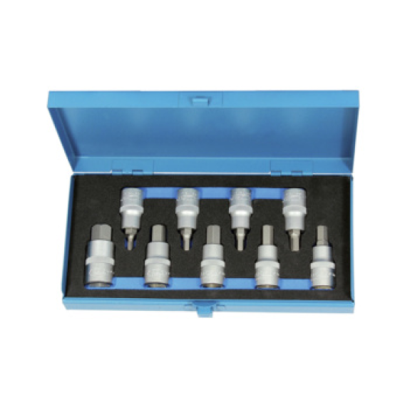 Ensemble de touches de dés 1/2 ", 9 pièces, 5-17 mm hexagonale-Leggi tutto