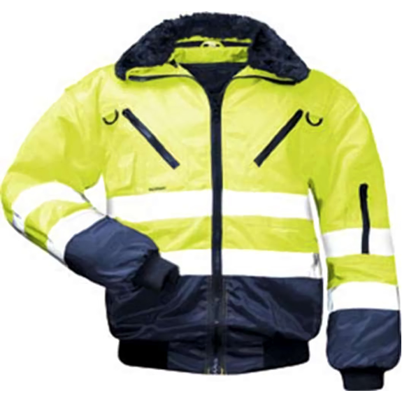 GUNNAR, Warnschutz - Pilot - Jacke, , Tex-Pro, Gelb/Marine, Gr.XXXL-Beschreibung lesen