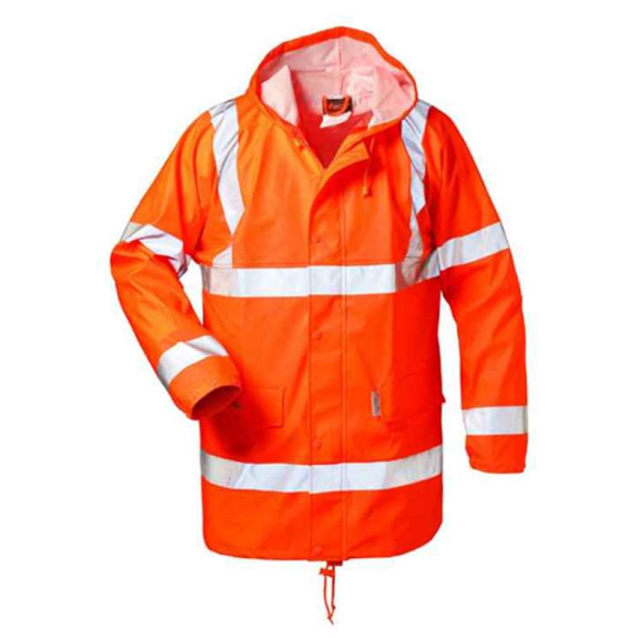 FINN Warnschutz PU-Jacke  WS Orange EN ISO 20471/3, EN 343/3 Gr.XXL-Beschreibung lesen