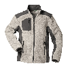 LINZ Strickfleece-Jacke, Hellgrau / Grau 23371_0  Gr.S