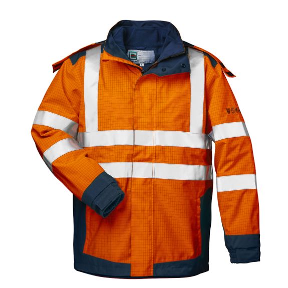 Arnold Multinorm 3in1 Jacket Gr.L, Avertissement Protection Orange / Marine-Lire la description
