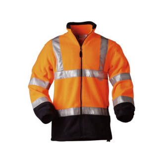 BENKT, Warnschutz-Fleecejacke, , EN 471/3, EN 340, Orange, Gr.XXL-Beschreibung lesen