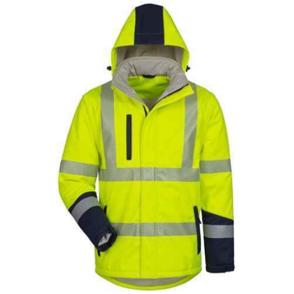 23563-5 Gr.5-XXXL(66/68) SVERRE WATTIERTE WARNSCHUTZ-SOFTSHELLJACKE-Beschreibung lesen