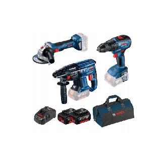 Professional Set18V: GSR 18V-28 + GWS 18V-10 + GBH 18V-26 + 2x ProCORE18V + GAL 1880 CV-Leggi tutto