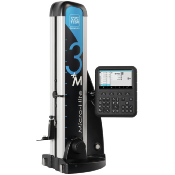 Dispositivo di misurazione dell'altezza con anello motorizzato TESA MICRO-HITE +M 350 con funzioni di misurazione dinamiche e sonda opzionale TESA IG-13 per una precisione aggiuntiva-Leggi tutto