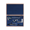 Juego instr. medición 6 piezas ATORN, estuche madera, calibres pie de rey dig. Juego instr. medición 6 piezas ATORN, estuche madera, calibres pie de rey dig.