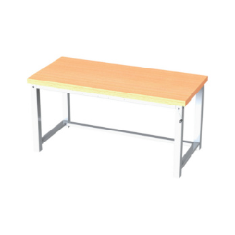 Banco trabajo erg. HK AnxFxAlt 1500 x 700 x 740-1040 mm, ajuste alt. RAL 7035-Leer más