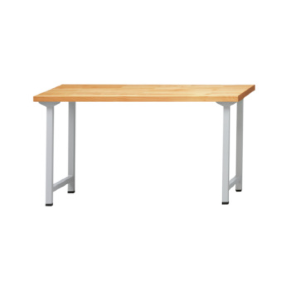 Trab. Anke avec panneau en bois là 1500 x 700 x 900 mm Ral 7035-Leggi tutto