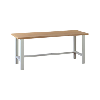 Banco trab. HK pan. haya mcz., 40 mm, LxFxAlt 1500x750x840 mm, RAL 7035/5010 Banco trab. HK pan. haya mcz., 40 mm, LxFxAlt 1500x750x840 mm, RAL 7035/5010