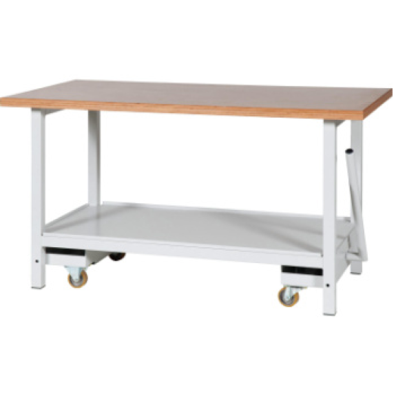 Banco trabajo HK, serie L, abatible LxFxAlt 1500 x 750 x 840 mm, estr. soldada-Leer más