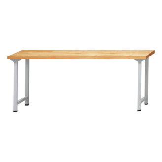 Banco de trab. ANKE con panel con rev. chapa de cinc 2000x700x850 mm RAL 7035-Leer más