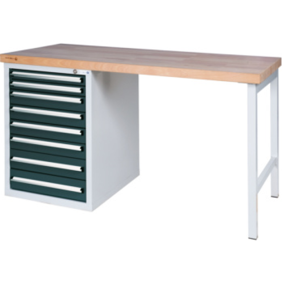 Banco de trabajo HK WGS 8 2000mm RAL 7035/7016 extensión completa-Leer más