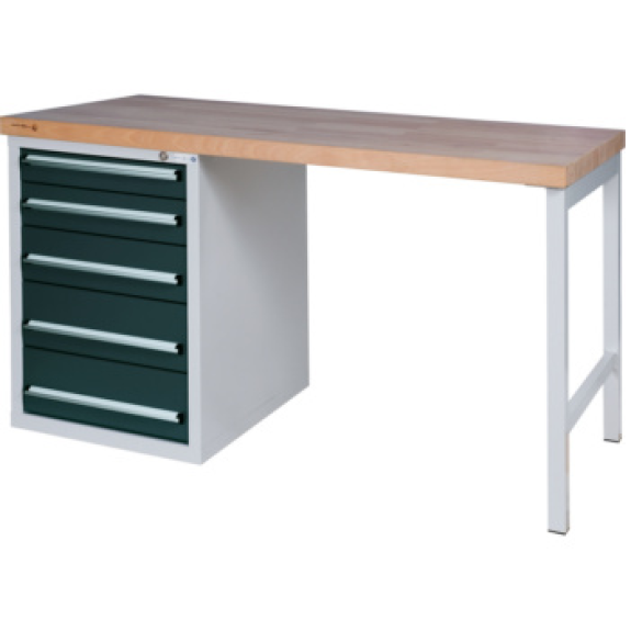 Banco de trabajo HK WGS 5 2000mm RAL 7035/7016 extensión completa-Leer más
