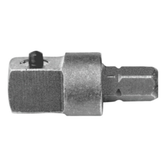 Conector ASW, 1/4" hexagonal en cuadradillo de 3/8", 30 mm de largo Conector ASW, 1/4" hexagonal en cuadradillo de 3/8", 30 mm de largo-Leer más