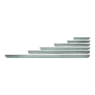 Carriles compart. HK fabr. chapa de acero, long. nominal 450 mm, altura 40 mm-Leer más
