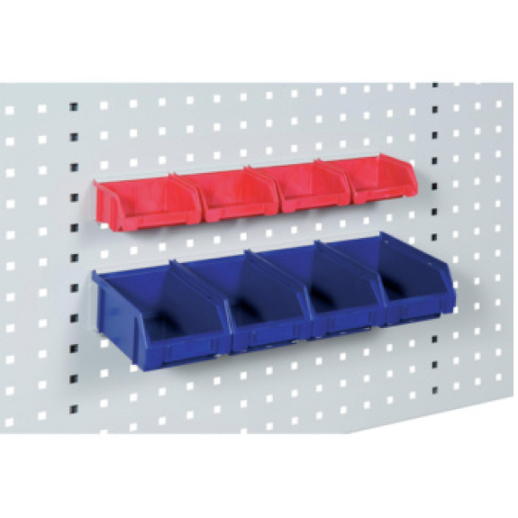 Riel de enganche HK 420 mm con 4 cajas de almacenamiento, tamaño 5 Riel de enganche HK 420 mm con 4 cajas de almacenamiento, tamaño 5-Leer más