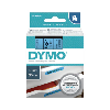 Cinta de etiquetado DYMO 19 mm x 7 m, negro sobre azul
