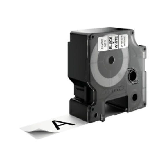 Cinta de etiquetado DYMO 24 mm x 7 m, negro sobre blanco Cinta de etiquetado DYMO 24 mm x 7 m, negro sobre blanco-Leer más