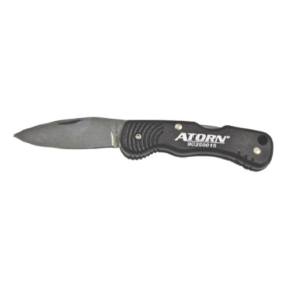 Cuchillo de trabajo ATORN, 190 mm, con empuñadura incorporada negra Cuchillo de trabajo ATORN, 190 mm, con empuñadura incorporada negra-Leer más
