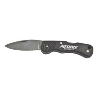 Cuchillo de trabajo ATORN, 190 mm, con empuñadura incorporada negra-Leer más
