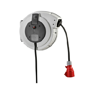 Tambor de cable con balanza de resorte HEDI, diseño eléctrico, 15 m-Leer más