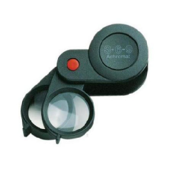 Lupa plegable ESCHENBACH, aumento de 3/6/9x, acromática-Leer más