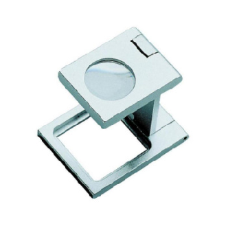 Minilupa con soporte ORION, plegable, aumento de 10x, biconvexa, diám. 14,5 mm-Leer más