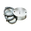 Lupa plegable ATORN, aumento 3-6-9x, 3 lentes biconvexas, diám. lente 30 mm