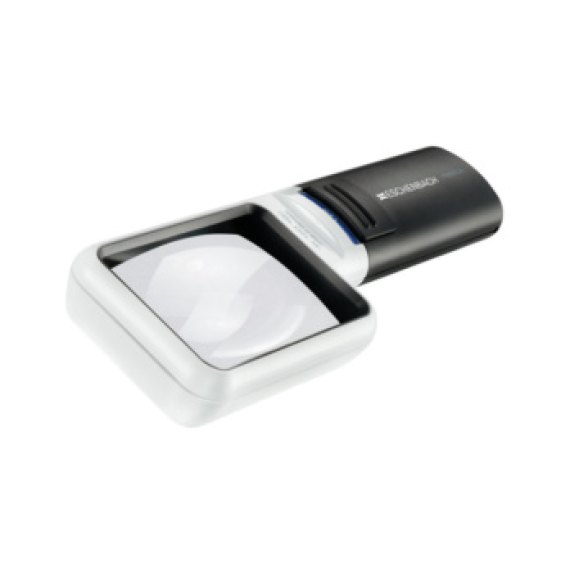 Lámpara de lupa LED ESCHENBACH, aumento de 4x, lente rectangular de 75x50 mm-Leer más
