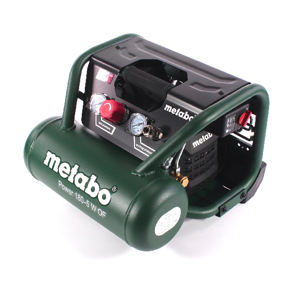 Compresor METABO Power 180-5 W O, potencia de aspiración de 160 l/min Compresor METABO Power 180-5 W O, potencia de aspiración de 160 l/min-Leer más