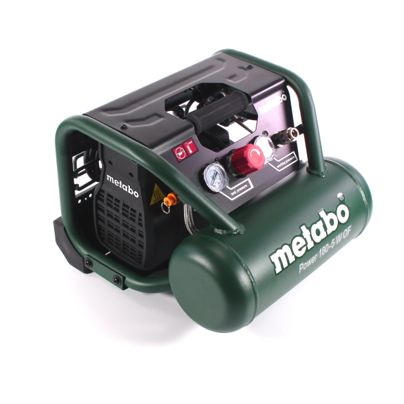 Compresor METABO Power 180-5 W O, potencia de aspiración de 160 l/min Compresor METABO Power 180-5 W O, potencia de aspiración de 160 l/min-Leer más