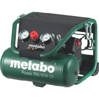 Compresor METABO Power 250-10 W O, potencia de aspiración de 220 l/min-Leer más