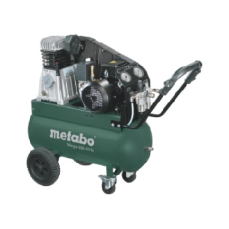 Compresor METABO Mega 400-50 D, sist. aire comprimido port., acc. correa trapez-Leer más