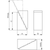 Soportes de fijación AMF, tamaño 3, 131 x 68 x 30 mm Soportes de fijación AMF, tamaño 3, 131 x 68 x 30 mm