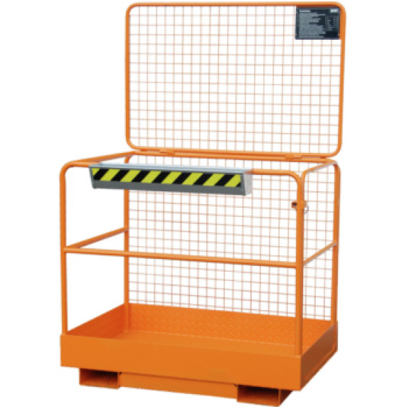 Piattaforma di sicurezza SIKO per 2 persone - Piattaforma di lavoro in tubi d'acciaio con superficie antiscivolo e certificazione TÜV-Leggi tutto