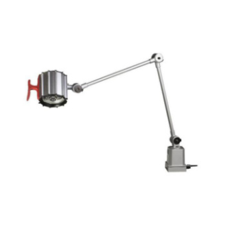 Lámpara articulada LED 6x1 W, brazo art, clase prot. IP 65, convert. 120-277 V-Leer más