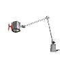 Lámpara articulada LED 6x1 W, brazo art, clase prot. IP 65, convert. 120-277 V Lámpara articulada LED 6x1 W, brazo art, clase prot. IP 65, convert. 120-277 V