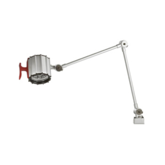 Lámpara articulada LED 6x2 W, brazo articulado, IP 65, conector CA/CC de 24 V Lámpara articulada LED 6x2 W, brazo articulado, IP 65, conector CA/CC de 24 V-Leer más