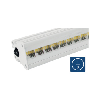 Luz puesto trabajo LxAnxAl 1004x64x80 mm, interruptor on/off RAL 9016